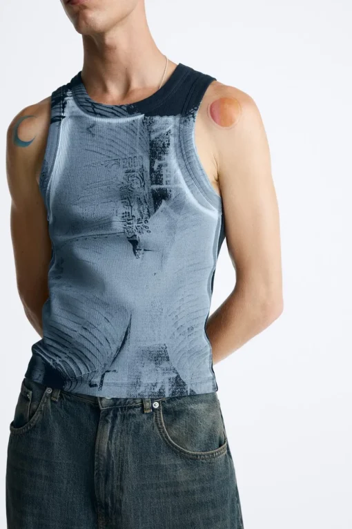 CAMISETA TANK ESTAMPADO ABSTRACTO