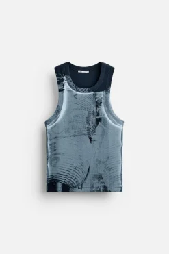 CAMISETA TANK ESTAMPADO ABSTRACTO