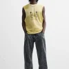CAMISETA TANK PUNTO ESTAMPADO