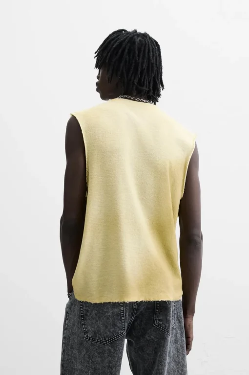 CAMISETA TANK PUNTO ESTAMPADO