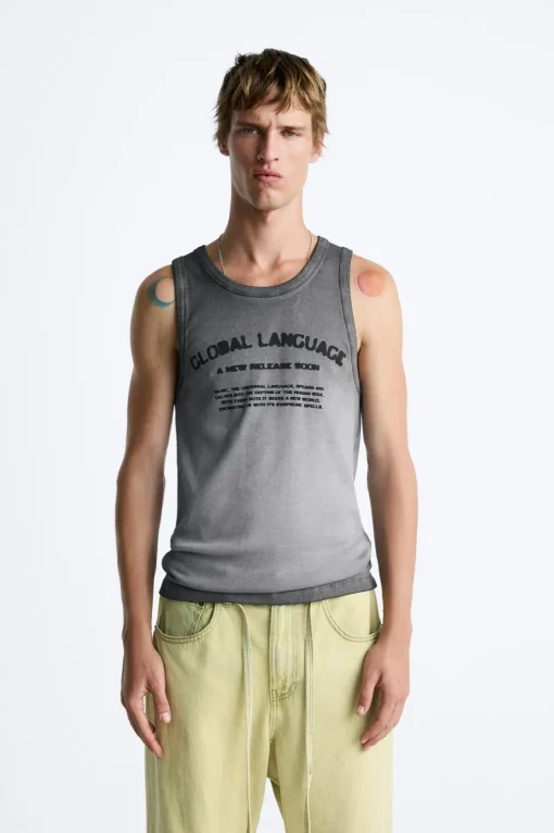 CAMISETA TANK TEXTOS