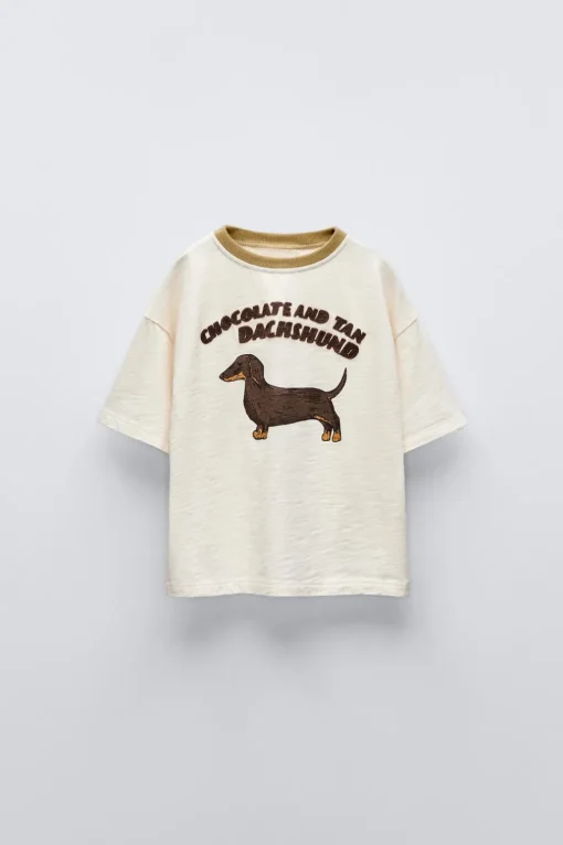 CAMISETA TECKEL BORDADO