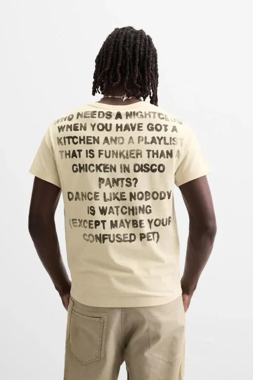 CAMISETA TEXTO ESTAMPADO
