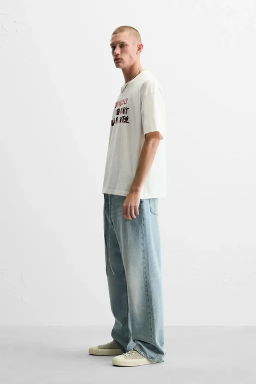 CAMISETA TEXTO ESTAMPADO