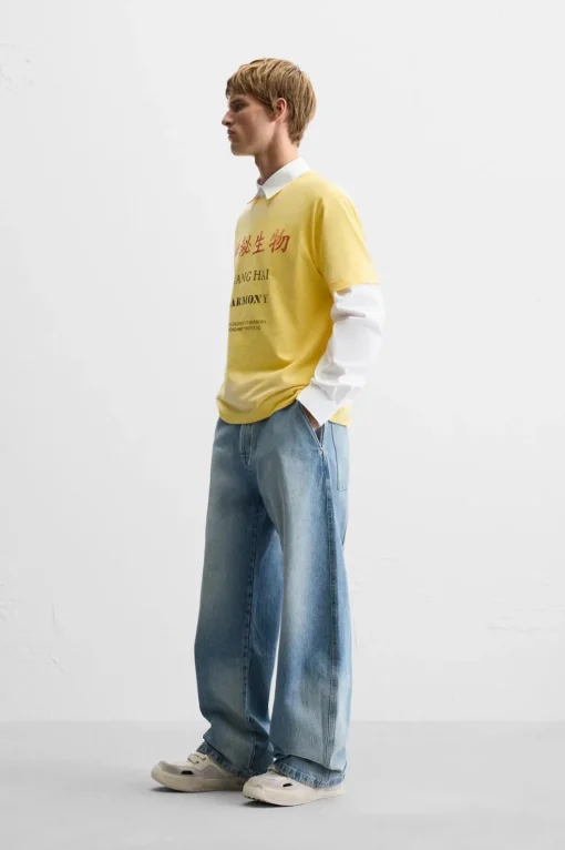 CAMISETA TEXTO ESTAMPADO