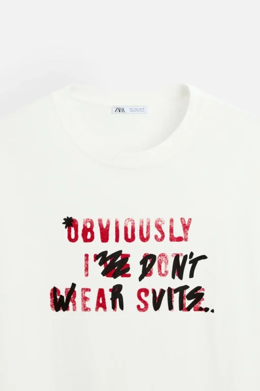 CAMISETA TEXTO ESTAMPADO