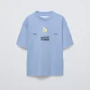 CAMISETA TEXTO ROLLING INTO THE WEEK