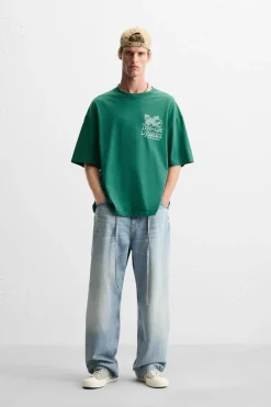 CAMISETA TEXTOS COMBINADOS