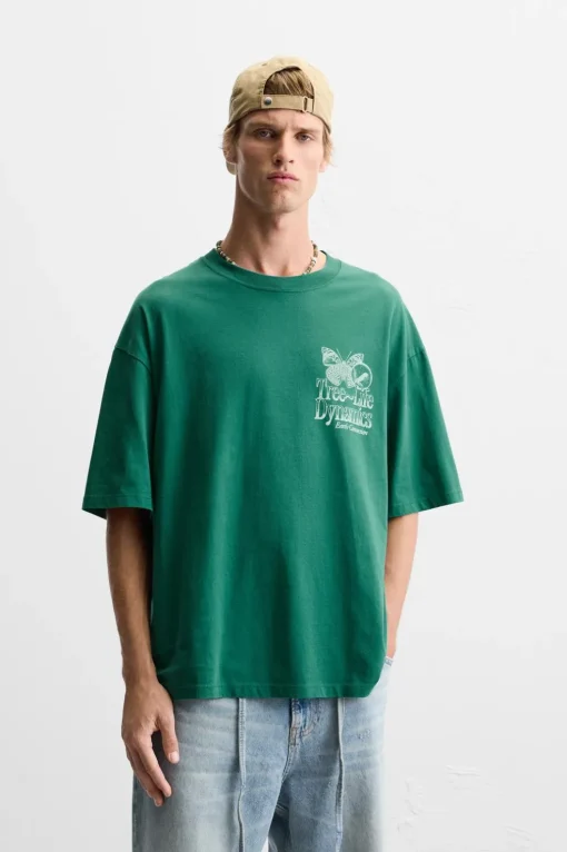 CAMISETA TEXTOS COMBINADOS