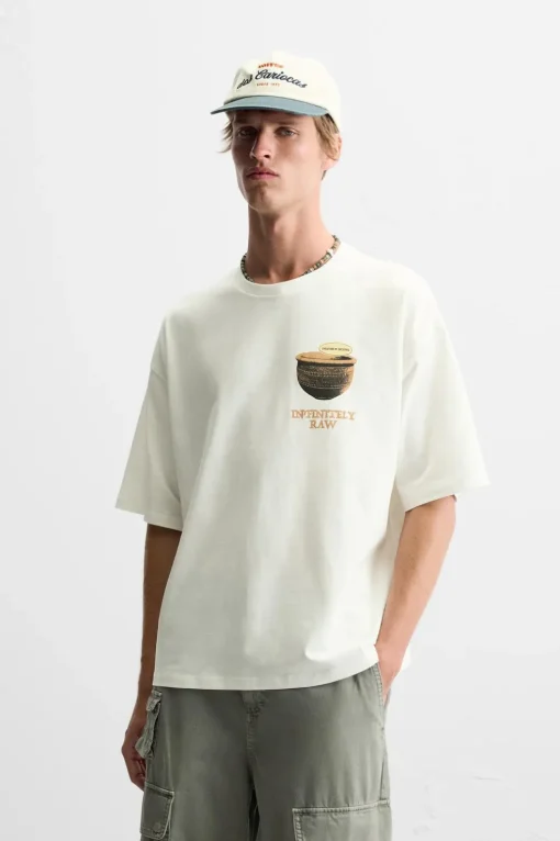 CAMISETA TEXTOS COMBINADOS