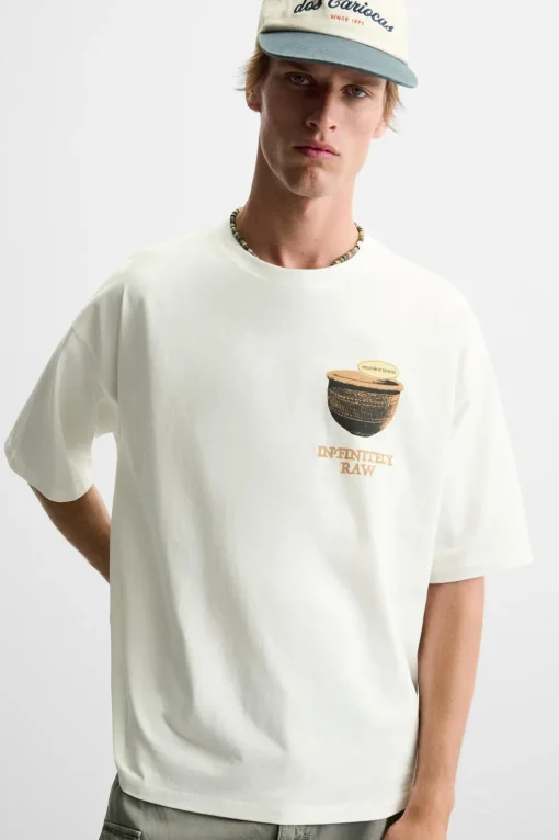 CAMISETA TEXTOS COMBINADOS