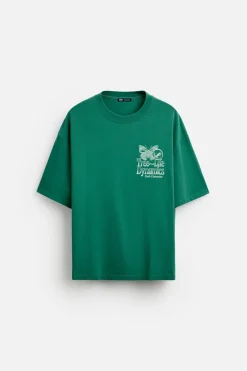 CAMISETA TEXTOS COMBINADOS