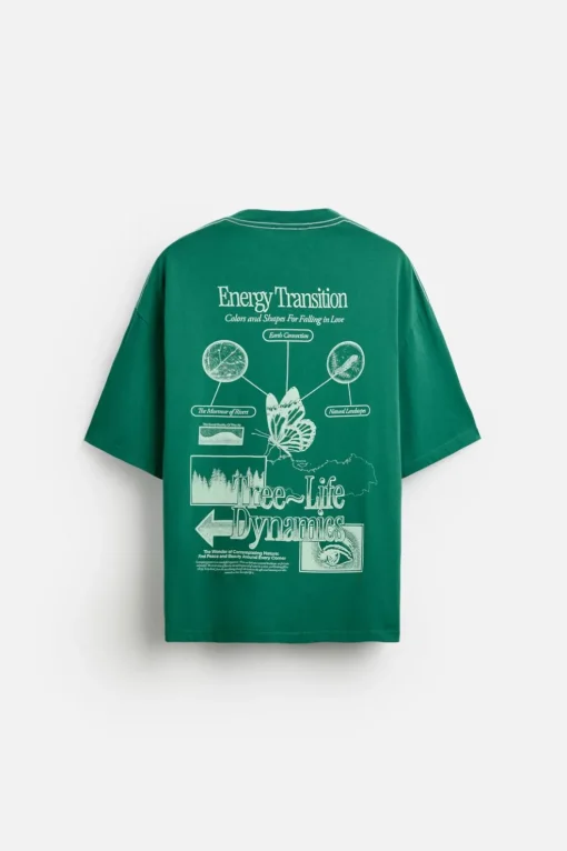 CAMISETA TEXTOS COMBINADOS