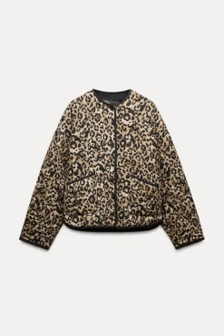 CAZADORA ACOLCHADA ESTAMPADO ANIMAL