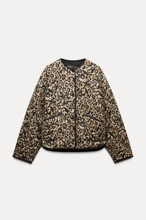 CAZADORA ACOLCHADA ESTAMPADO ANIMAL