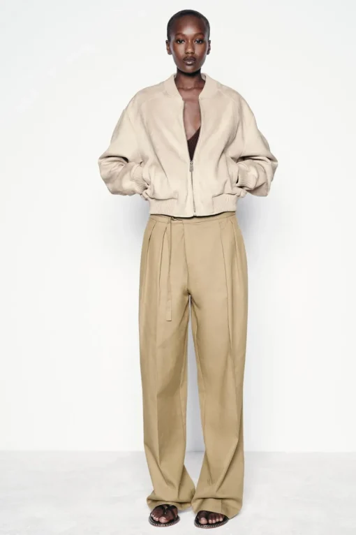 CAZADORA BOMBER EFECTO ANTE