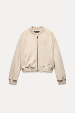 CAZADORA BOMBER EFECTO ANTE