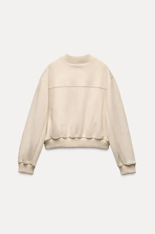 CAZADORA BOMBER EFECTO ANTE