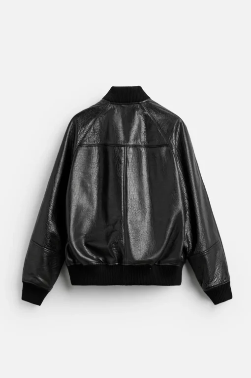 CAZADORA BOMBER PIEL