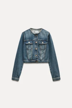 CAZADORA CROP Z1975 DENIM