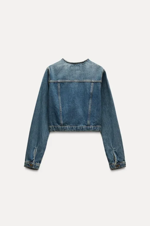 CAZADORA CROP Z1975 DENIM