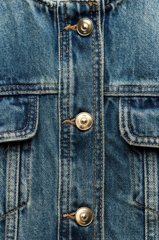 CAZADORA CROP Z1975 DENIM