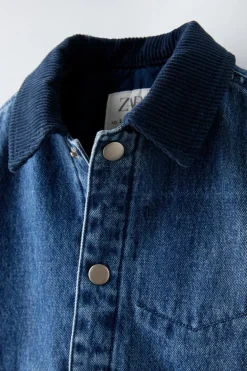 CAZADORA DENIM ACOLCHADA