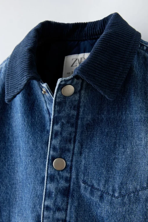 CAZADORA DENIM ACOLCHADA
