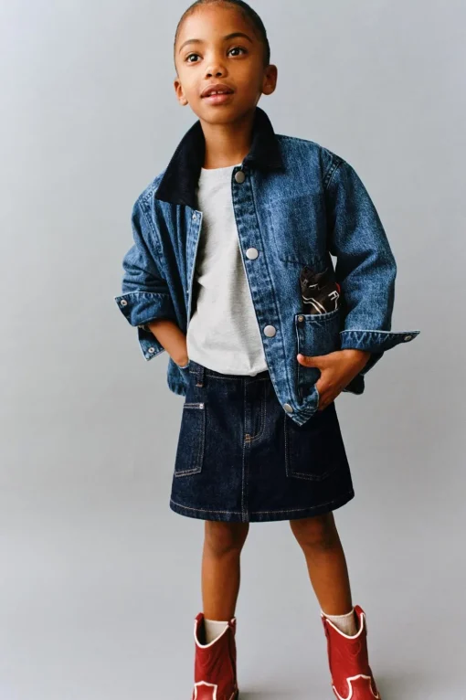 CAZADORA DENIM ACOLCHADA