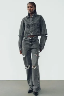 CAZADORA Z1975 DENIM CROP