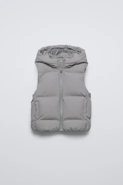 CHALECO ACOLCHADO CAPUCHA WATER REPELLENT