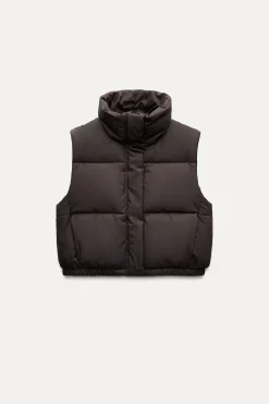 CHALECO CROP ACOLCHADO ENGOMADO