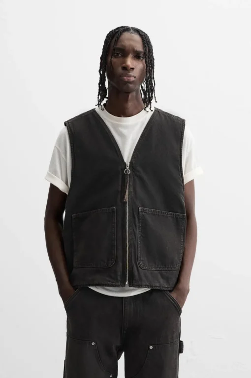 CHALECO DENIM BOLSILLOS