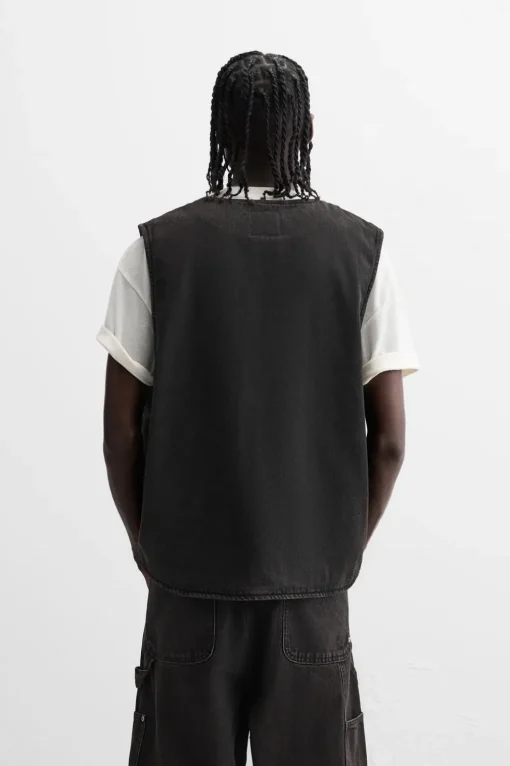 CHALECO DENIM BOLSILLOS