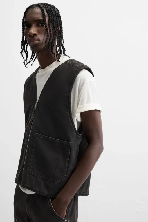 CHALECO DENIM BOLSILLOS