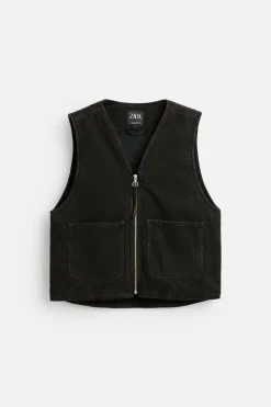 CHALECO DENIM BOLSILLOS