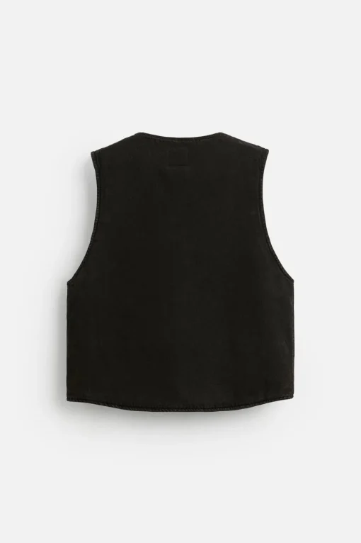 CHALECO DENIM BOLSILLOS