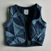 CHALECO DENIM ESTAMPADO GEOMÉTRICO - SEA NY