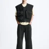 CHALECO DENIM UTILITY