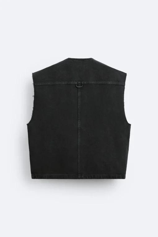 CHALECO DENIM UTILITY