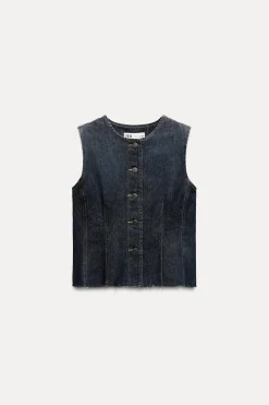 CHALECO DENIM ZW COLLECTION