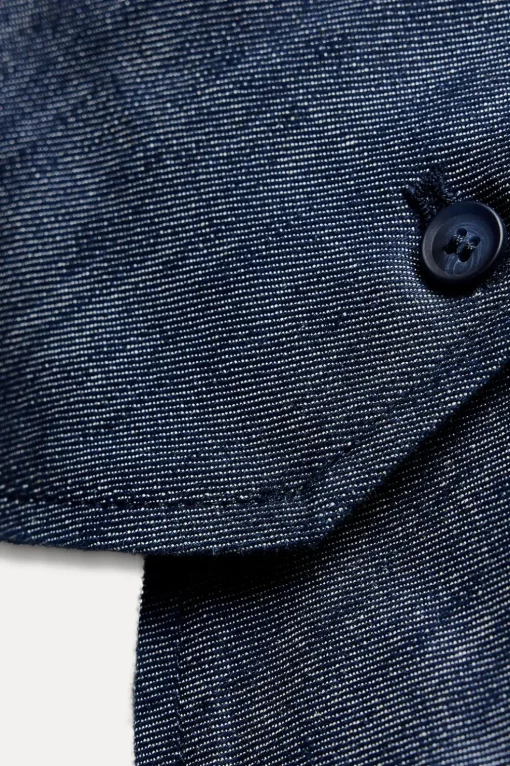 CHALECO MINIMAL DENIM ZW COLLECTION