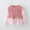 CHALECO PUNTO COMBINADO CAMISA