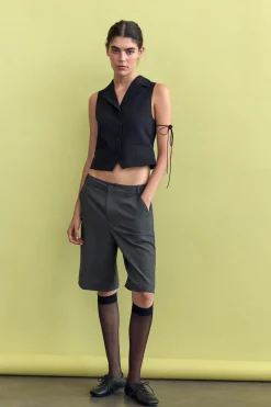 CHALECO RECTO CAMISERO