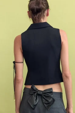 CHALECO RECTO CAMISERO
