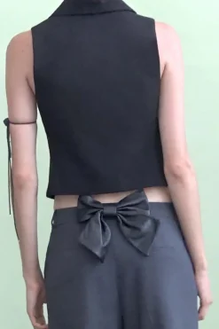 CHALECO RECTO CAMISERO