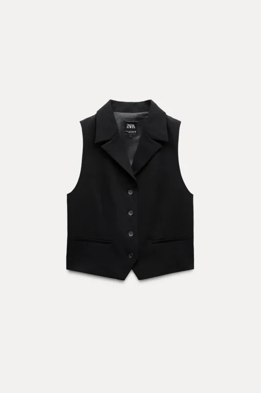 CHALECO RECTO CAMISERO