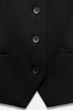 CHALECO RECTO CAMISERO