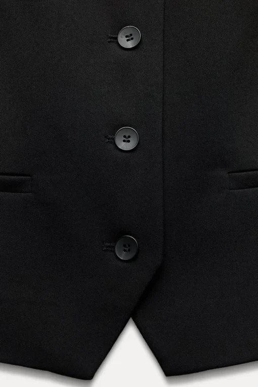 CHALECO RECTO CAMISERO