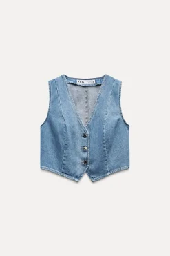 CHALECO Z1975 CORTO DENIM